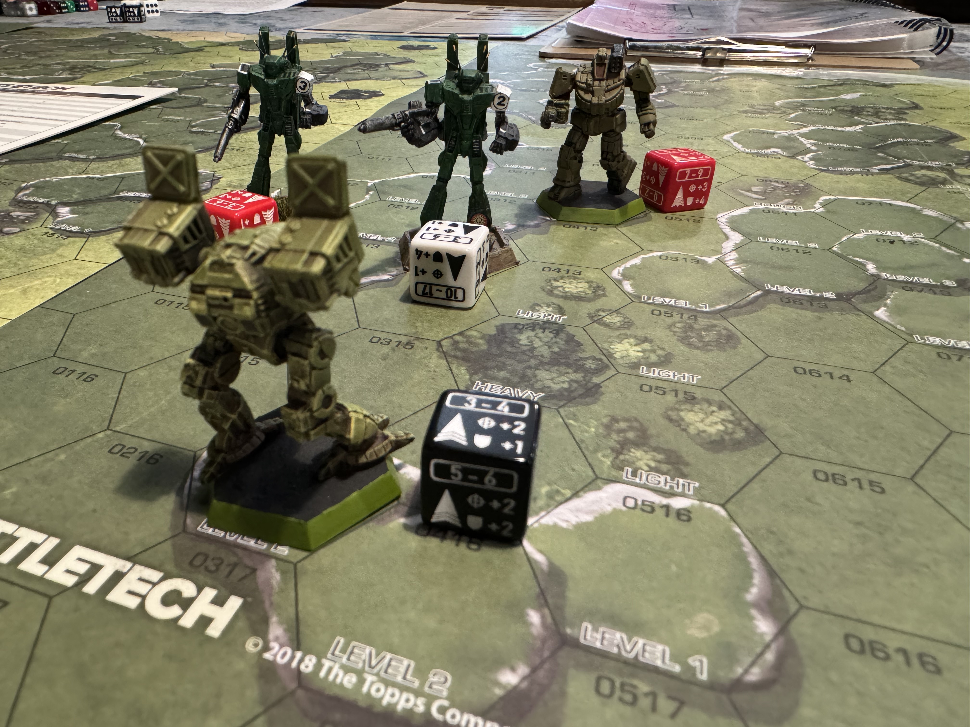 All four mechs get up close and personal as we enter the final stages of the game